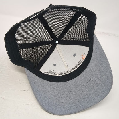 Richardson Trucker Hat Gray One Size Track Utilities Mesh Back Snapback Cap
