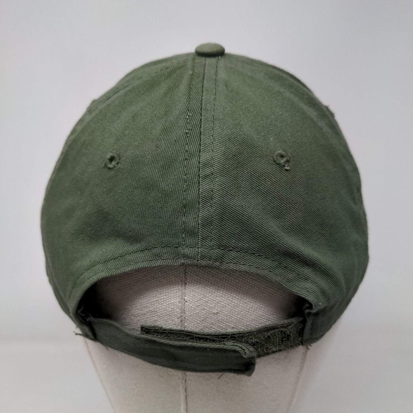 Unbranded Strapback Hat Green Sea Turtle OSFM Adjustable Solid Blank