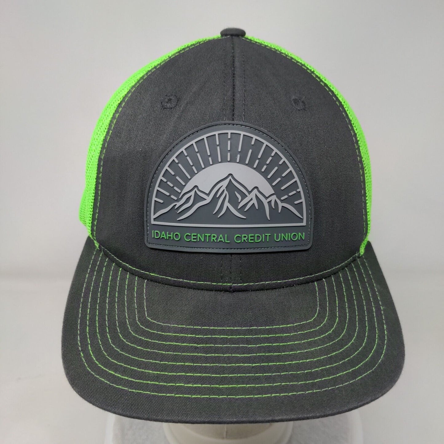 Idaho Central Credit Union Snapback Trucker Hat Multi One Size Mesh Back