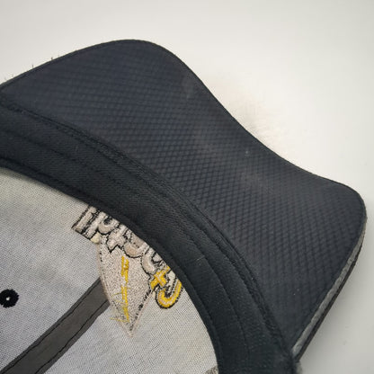 Quake City Caps Baseball Cap Black Gray One Size Strapback Idaho LHTAC T2 Hat