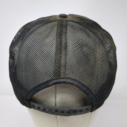 Caterpillar Trucker Hat Black One Size Mesh Back Snapback Patch Licensed Curb