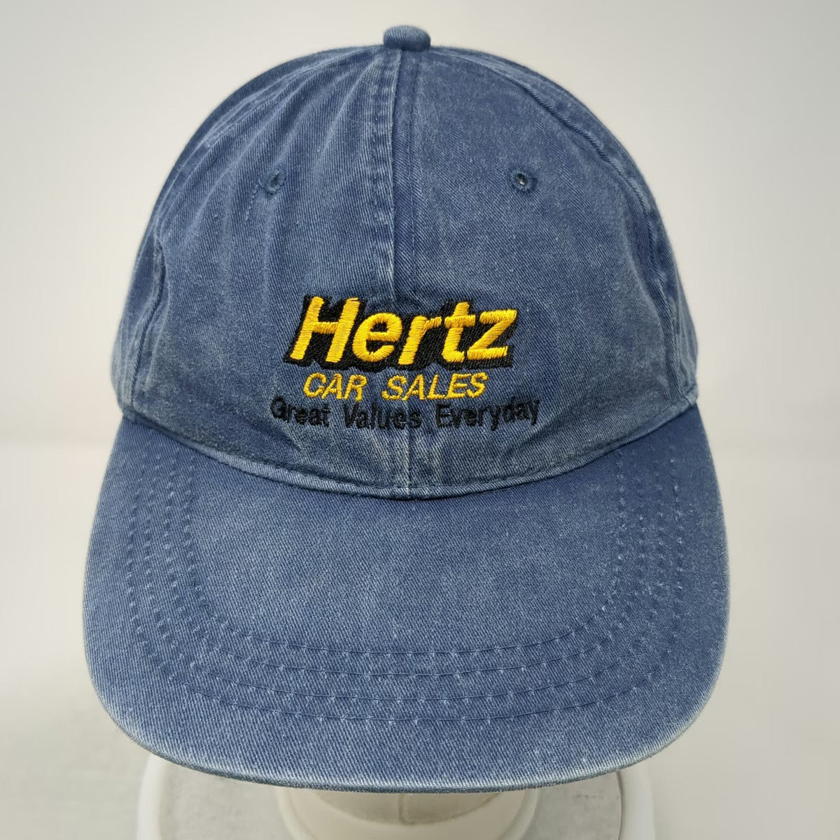 Otto Baseball Cap Blue One Size Hertz Car Sales Unstructured Slideback Hat