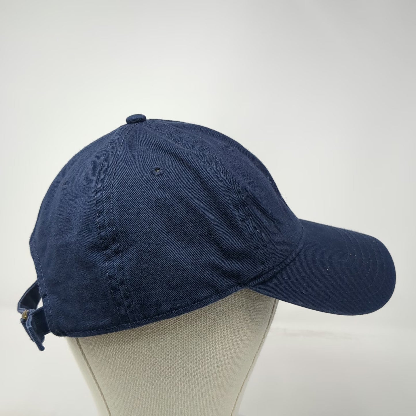 Kerri Rosenthal Baseball Cap Blue One Size Slideback Solid Cotton Twill Hat