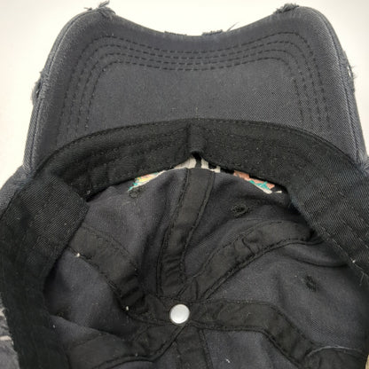 Mama Bear Strapback Baseball Cap Black OS Adjustable Distressed KB ETHOS Vintage