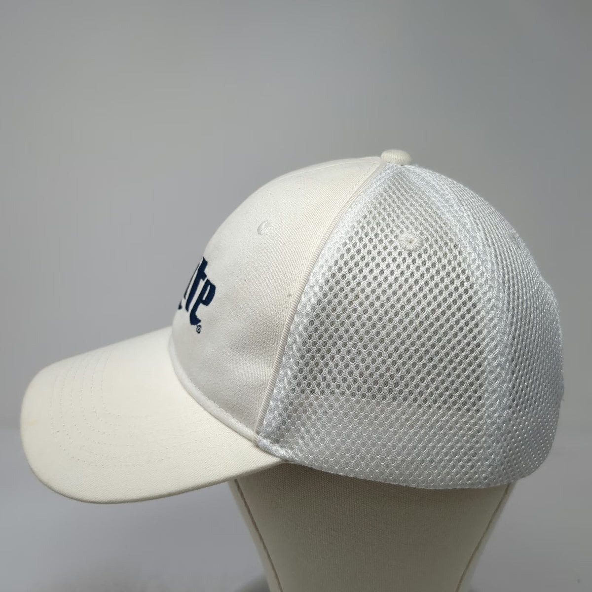 Cap America Baseball Cap White One Size Miller Lite Mesh Slideback Golf Hat