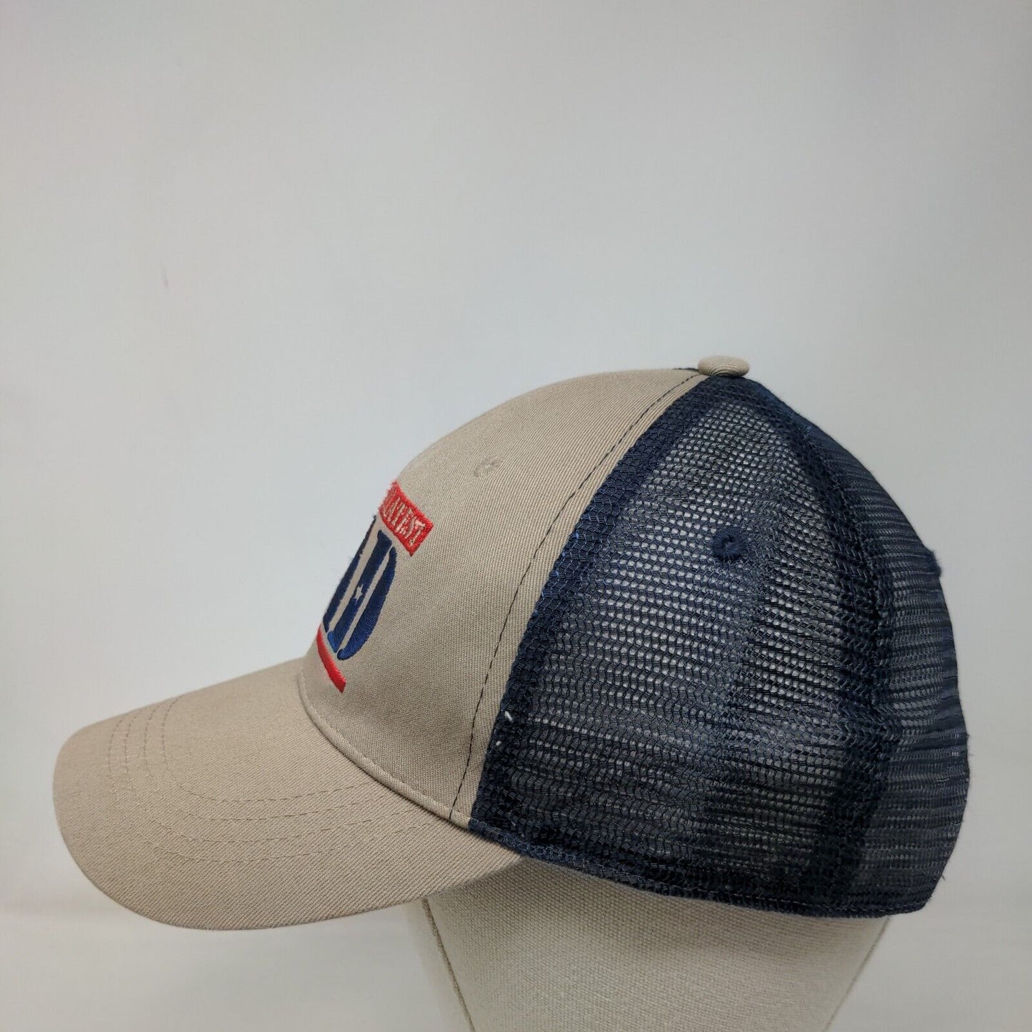 World's Greatest Dad Snapback Trucker Hat Multicolor OSFM Mesh Back Signatures