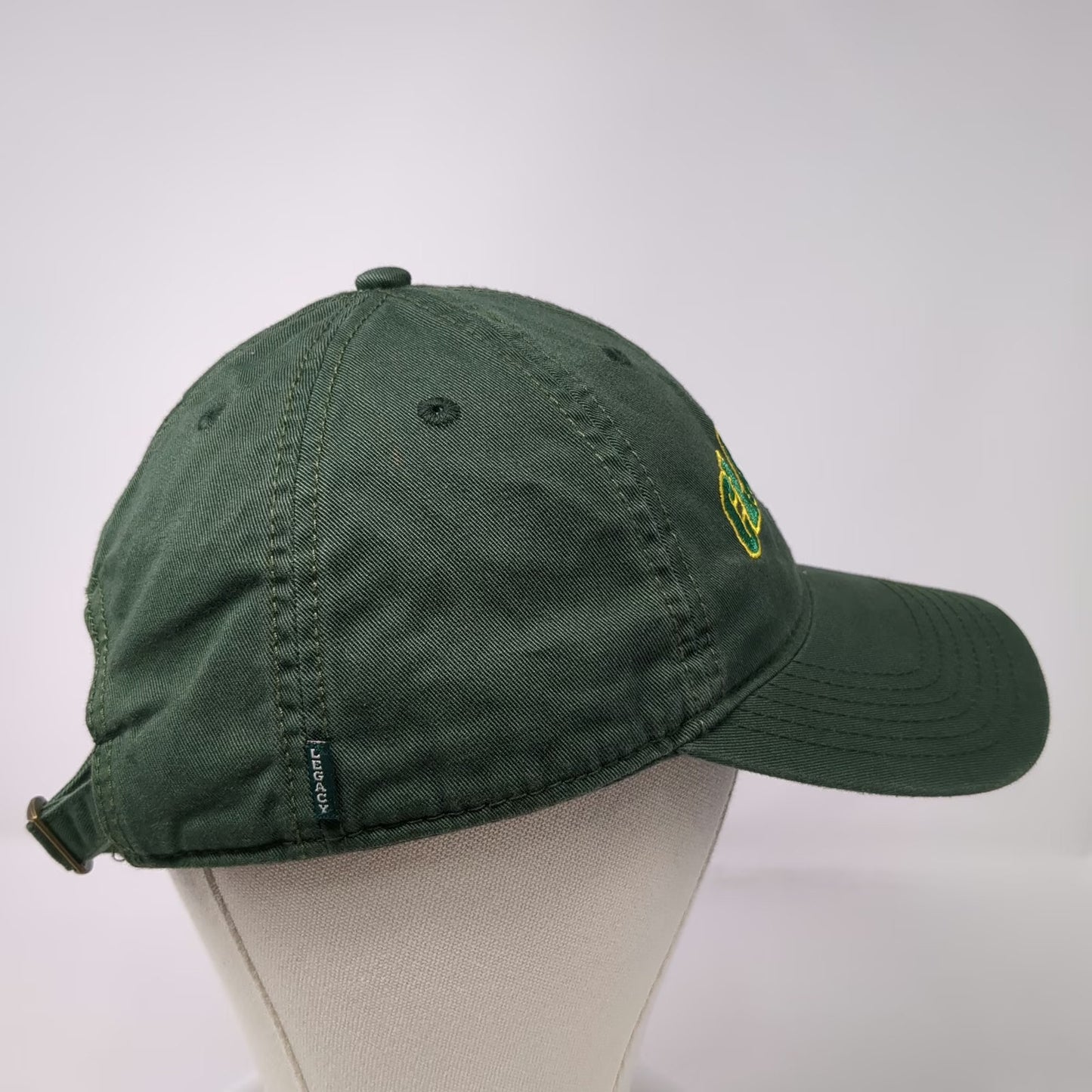 Legacy Clarkson Golden Knights NCAA Cap Green Yellow One Size Slideback Logo Hat