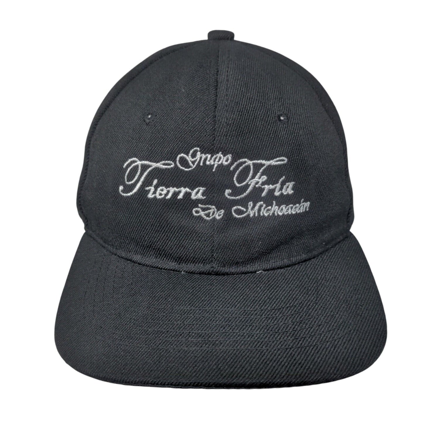 Grupo Tierra Fria De Michoacan Strapback Hat Black One Size Embroidered