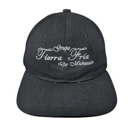 Grupo Tierra Fria De Michoacan Strapback Hat Black One Size Embroidered