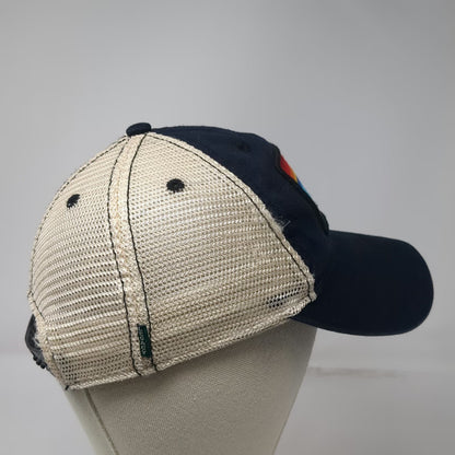Legacy Santa Cruz Trucker Hat Blue OSFM Mesh Snapback Sunset Patch California