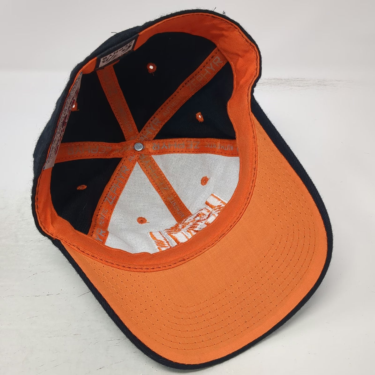 Idaho State Bengals NCAA Zephyr Cap Black Orange 6 7/8 Fitted Tiger Logo Hat