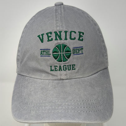 David and Young Baseball Cap Hat Gray One Size Venice Athl League Basketball