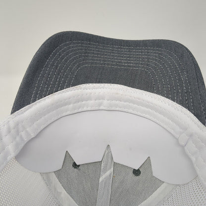 Even Flow Rain Gutters Snapback Trucker Hat Gray OS Adjustable Mesh Back Idahat