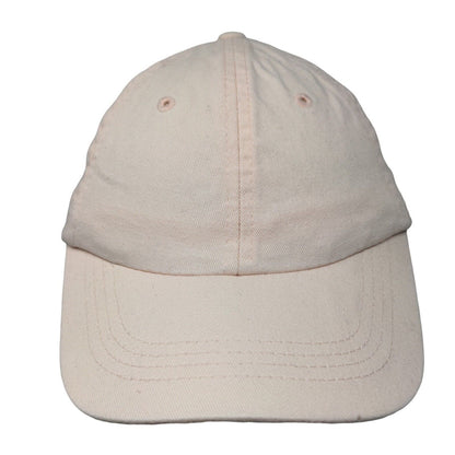 Unbranded Strapback Hat Pink OSFM Adjustable 6 Panel Vent Holes Blank