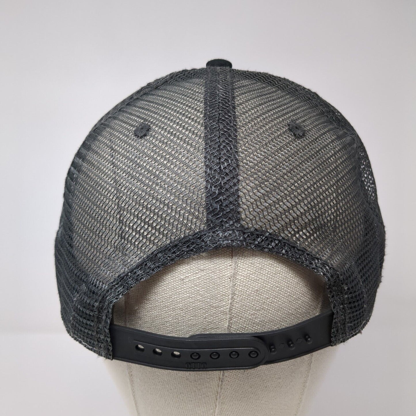 Mother Earth Brew Co. Snapback Trucker Hat Black One Size Mesh Back