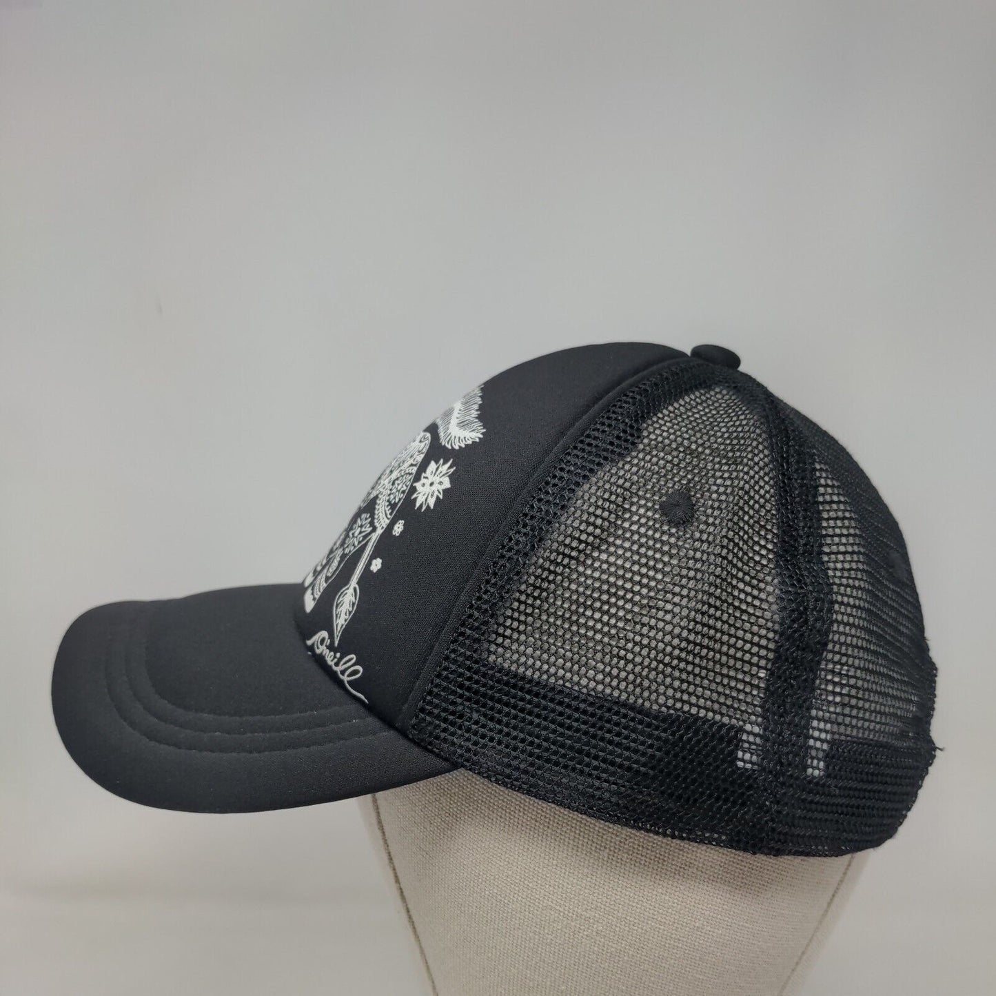 Elephant Snapback Mesh Back Trucker Hat Black OSFA Breathable O'Neill