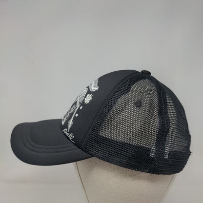 Elephant Snapback Mesh Back Trucker Hat Black OSFA Breathable O'Neill
