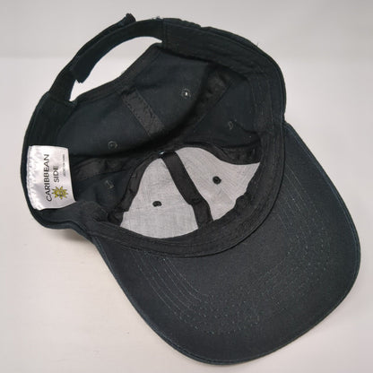 Riviera Maya 1970 Mexico Strapback Hat Black One Size Adjustable Caribbean Side