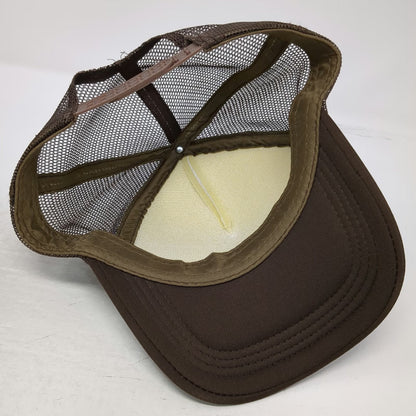 Nature's Reserve ShopRite Brown One Size Trucker Hat Mesh Snapback Foam Front