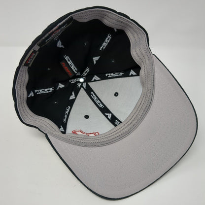 NEMO Fitted Hat Black 6 7/8-7 3/8 Embroidered 6 Panel Pacific Headwear