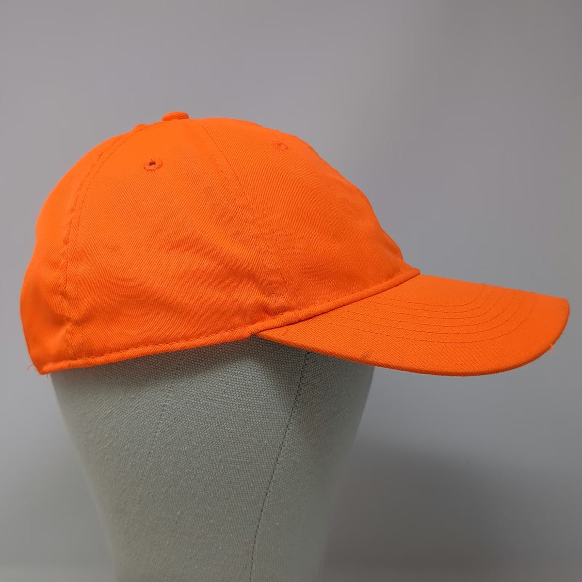 Red Head Orange Baseball Cap One Size Strapback Hunting Blaze Safety Outdoor Hat