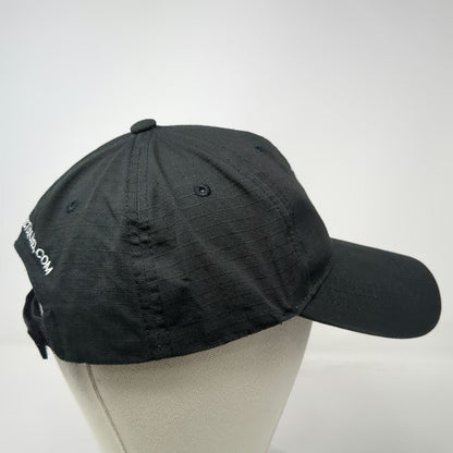 Tact Squad Baseball Cap Black One Size Strapback Tactical Logo Embroidered Hat
