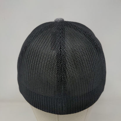 Yupoong Flexfit Fitted Mesh Back Trucker Hat Gray OSFA Colorblock