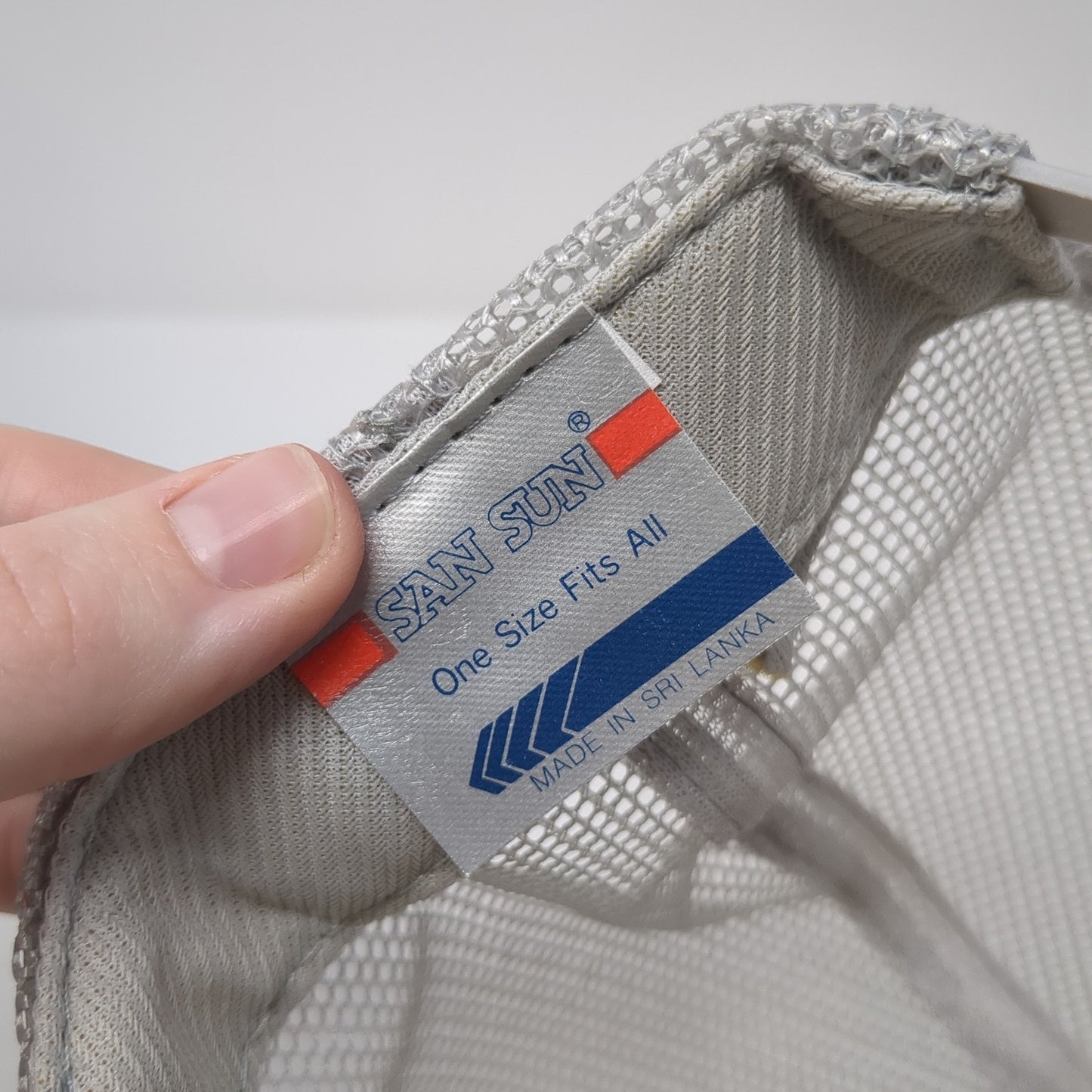 River Front RV Park On The Colorado River Trucker Hat Gray OS Mesh Back San Sun