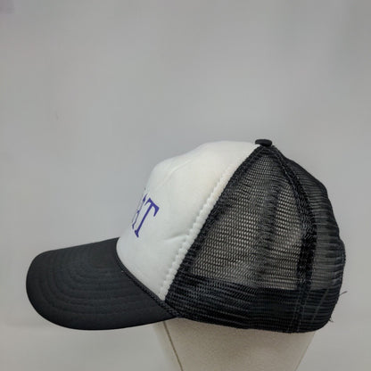 Goat Snapback Mesh Back Rope Trucker Hat Black One Size Colorblock