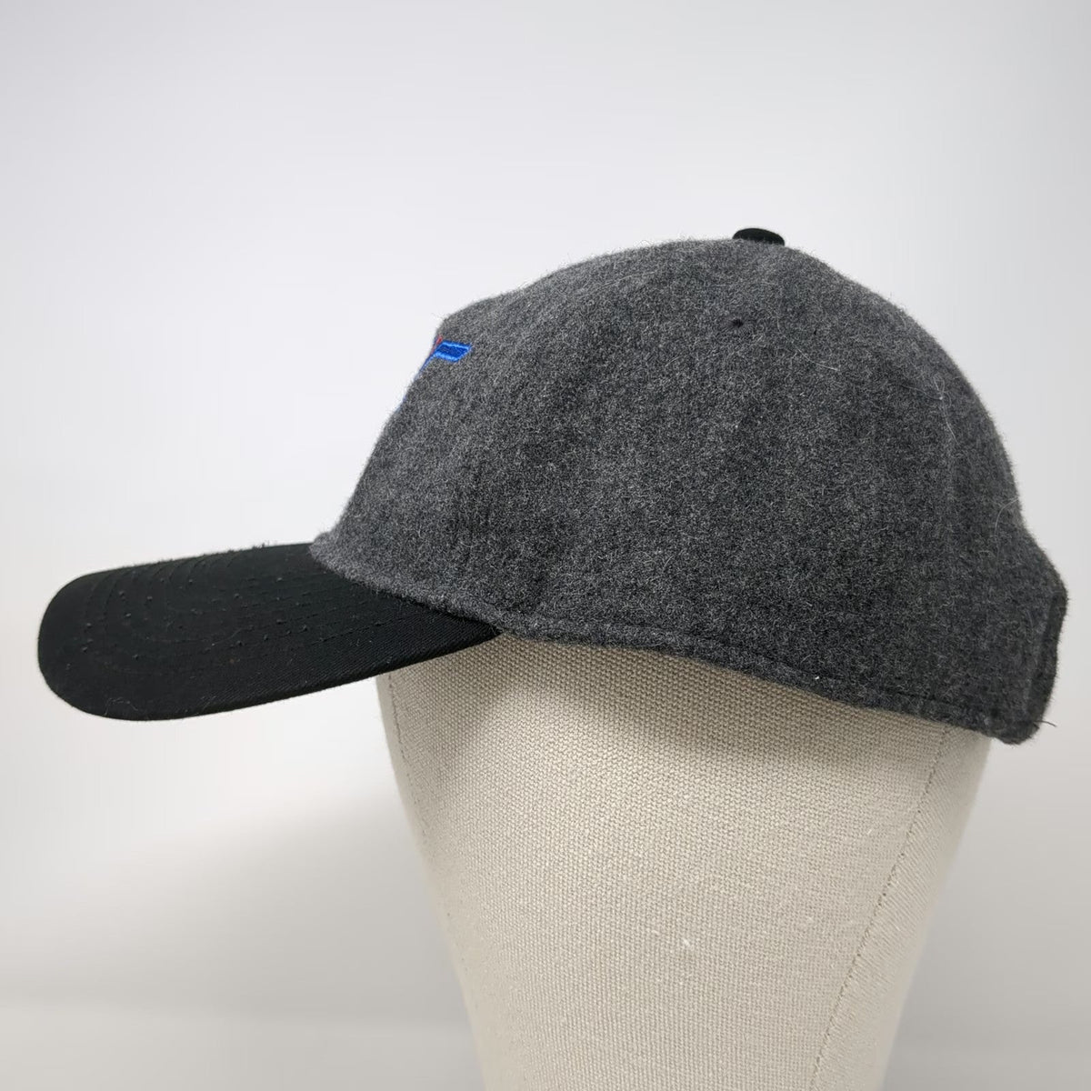 New Era Baseball Cap Gray One Size West Valley Construction Wool Slideback Hat