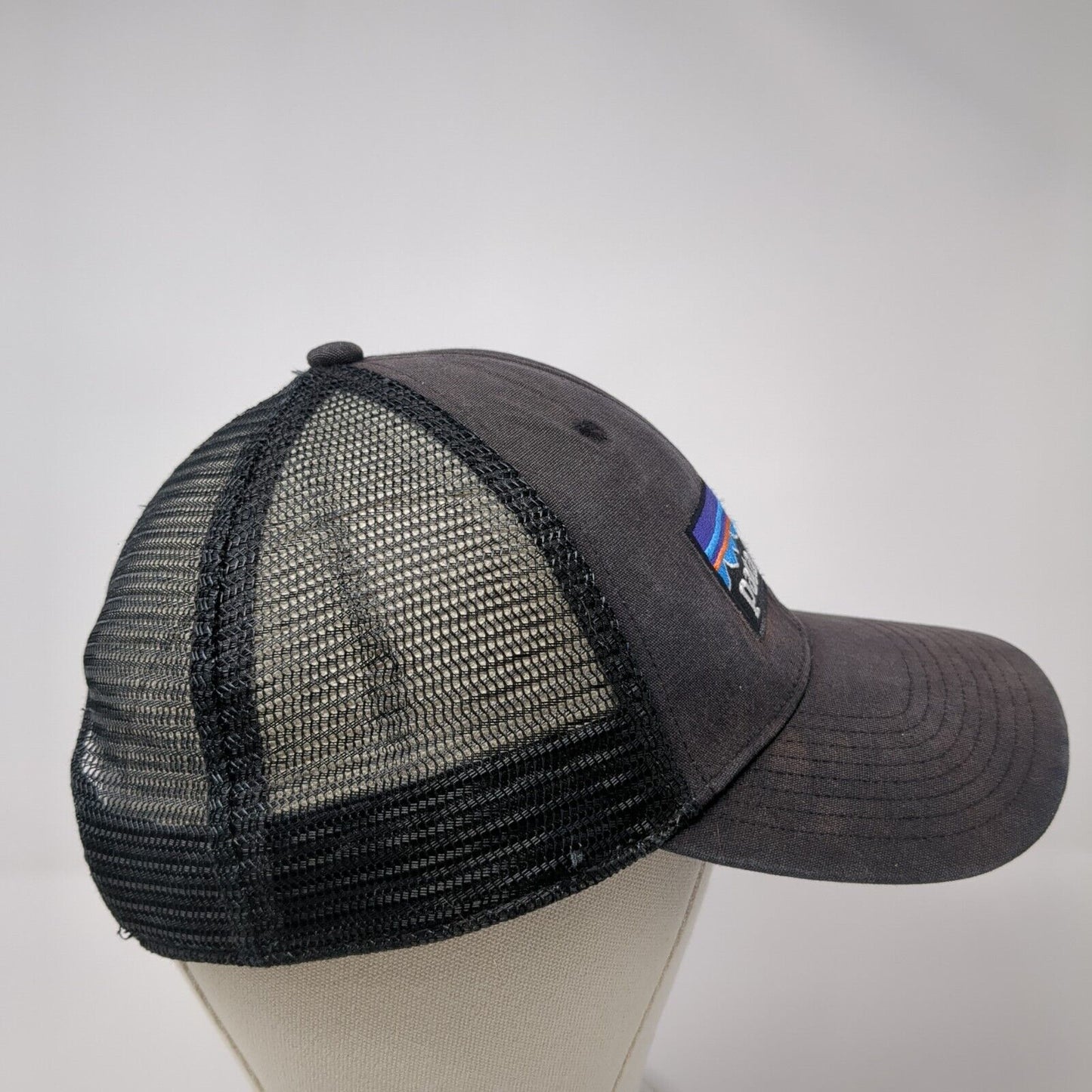 Patagonia Snapback Mesh Back Trucker Hat Black One Size Adjustable