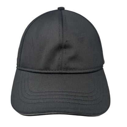 Unbranded Slideback Baseball Cap Black One Size Adjustable 6 Panel Blank