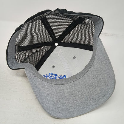 Richardson Trucker Hat Gray Black One Size Boise Metal Works Mesh Snapback