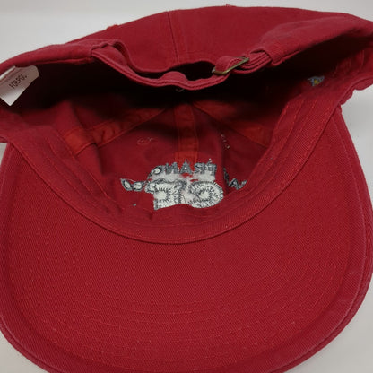 Baseball Cap Red One Size San Francisco SF Est 1848 Hat Slideback Embroidered