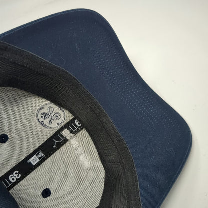 New Era GE Oil & Gas Baseball Cap Blue M Mesh Stretch Fit Contrast Stitch Hat