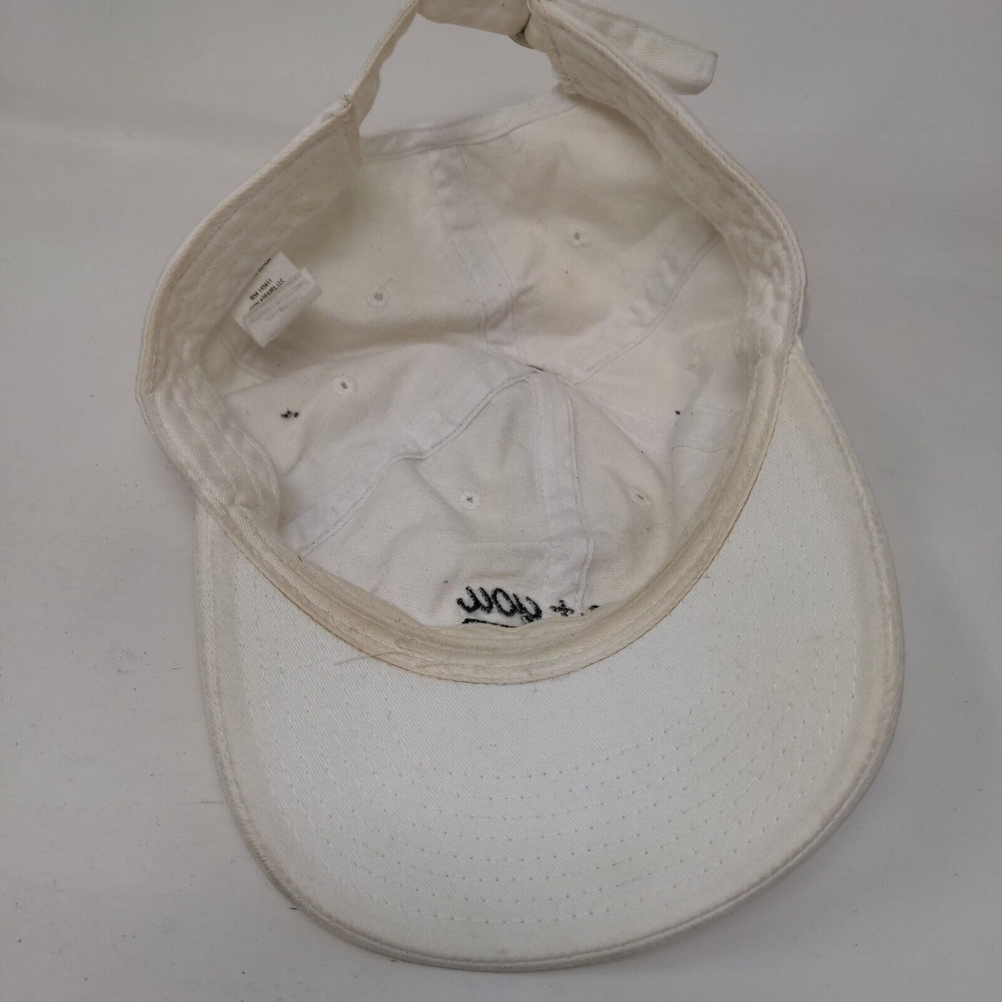 Me + You Lashes Slideback Hat Cream One Size Embroidered Adjustable