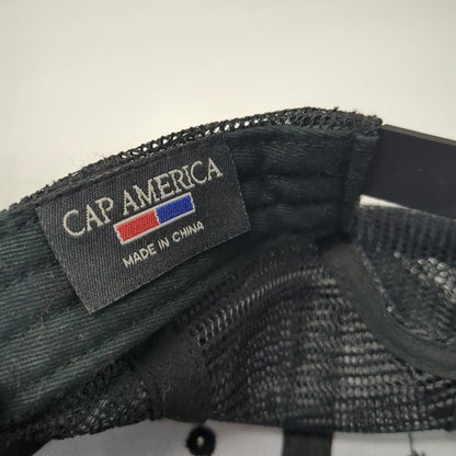 Cap America Trucker Hat Green OSFM Mennekes My Power Connection Camo Snapback