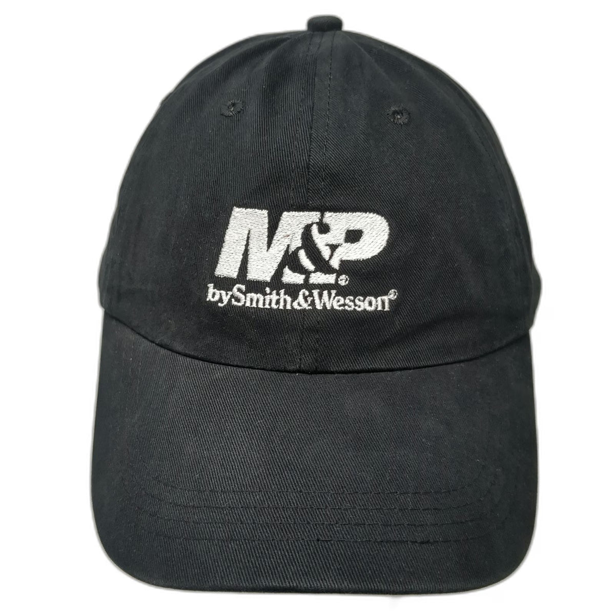 Quake City Caps Smith & Wesson M&P Baseball Cap Black One Size Cotton Buckle Hat