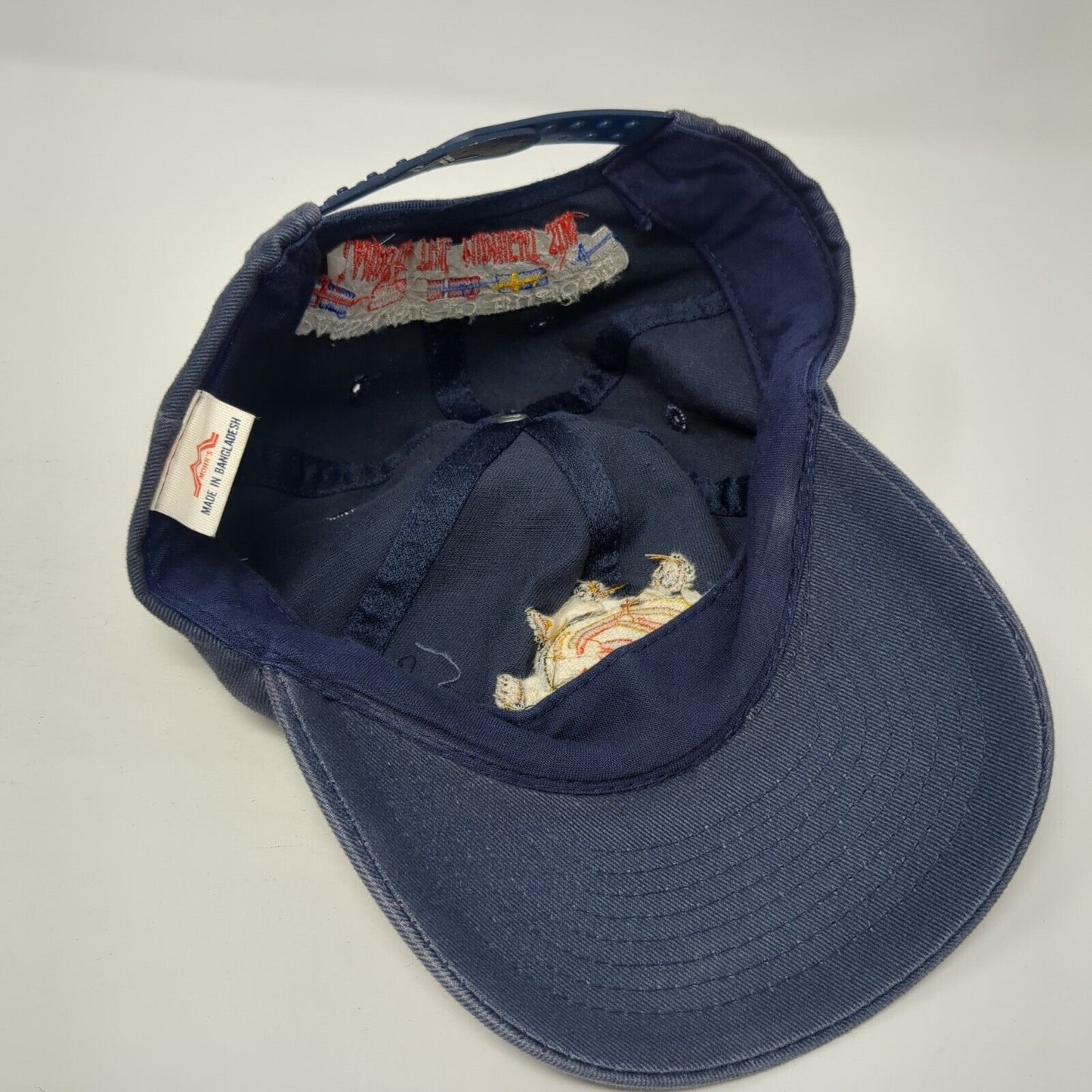 Good Morning America Passport To Europe Snapback Hat Blue OS Patriotic Mohr's