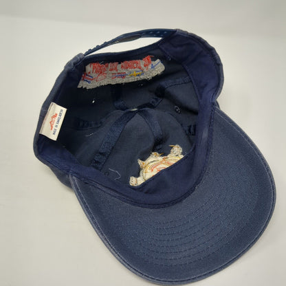 Good Morning America Passport To Europe Snapback Hat Blue OS Patriotic Mohr's