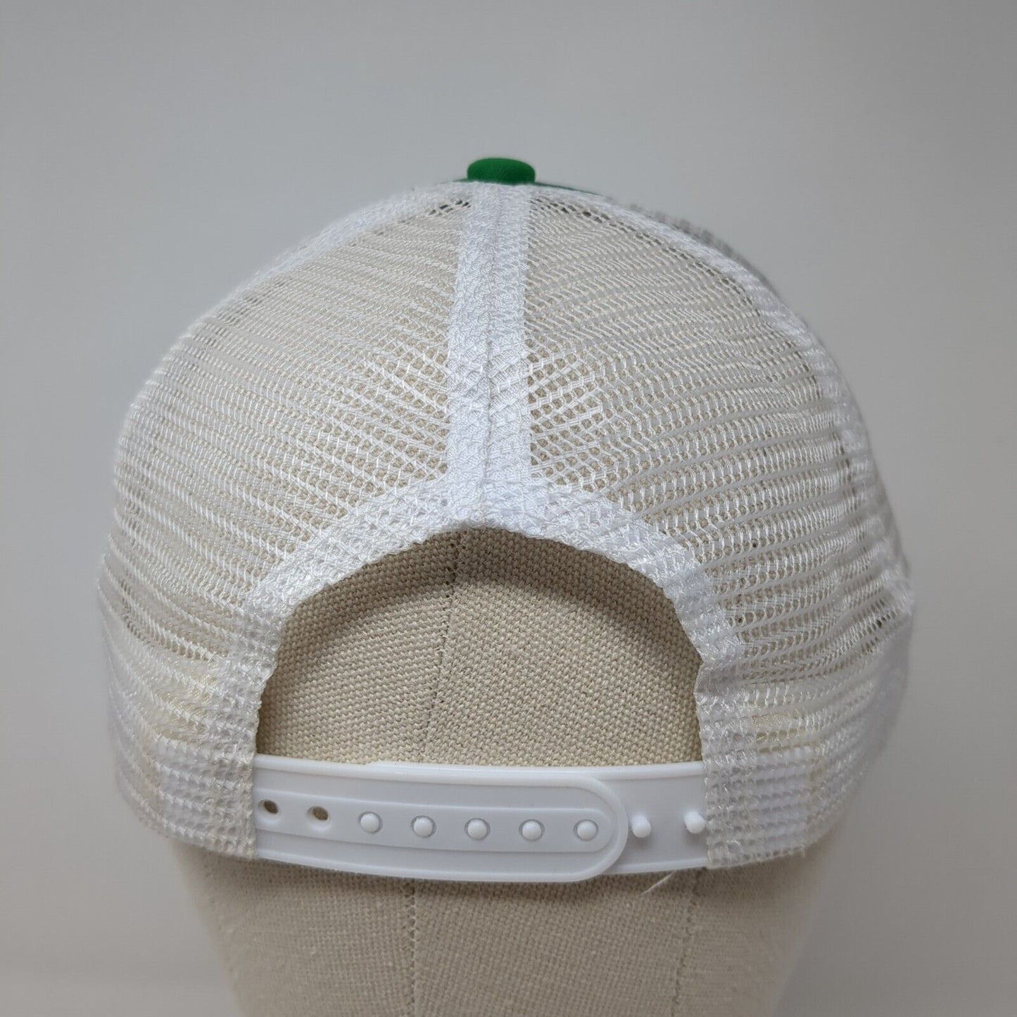I Love Beer Clover Lucky Snapback Trucker Hat Green One Size Mesh Back