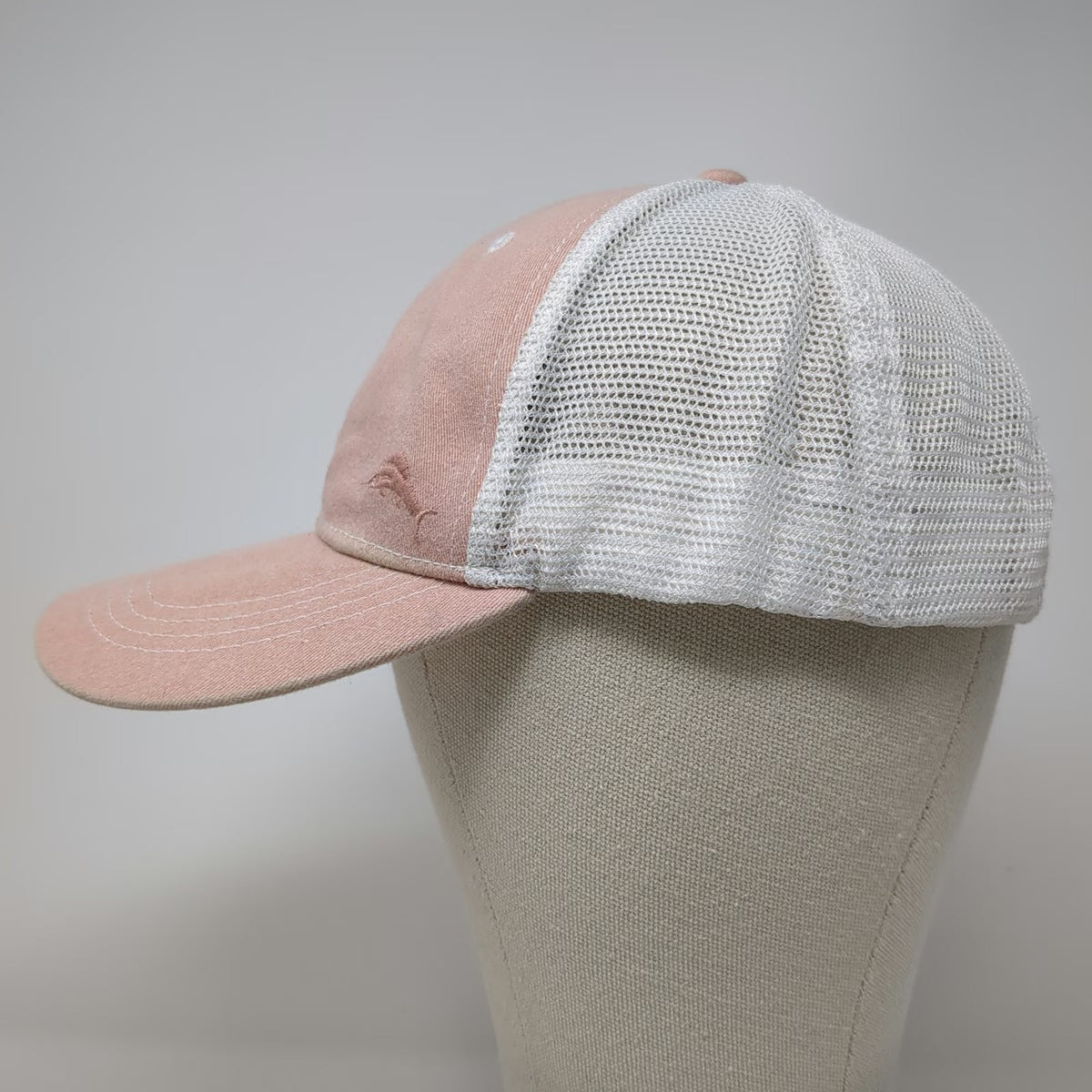 Tommy Bahama Pink Baseball Cap One Size Mesh Marlin Baja Margarita Recipe Hat