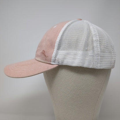 Tommy Bahama Pink Baseball Cap One Size Mesh Marlin Baja Margarita Recipe Hat