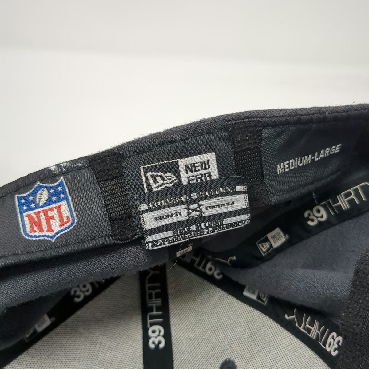 New Era Baseball Cap Gray L Stretch Fit Chargers Bolt Hat Blue Undervisor NFL