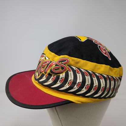 Genuine Crowd Black Yellow 7 5/8 Soccer Florida Strikers Map Army Hat Vintage