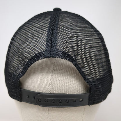 Otto Trucker Hat Black Red Blue One Size Stateline Trucking Grain Gravel Mesh