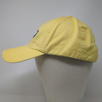 Ahead Boston 1630 Baseball Cap Yellow One Size Strapback Cotton Embroidered Hat