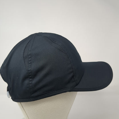 Nike Swoosh Strapback Hat Black One Size Embroidered Logo Featherlight