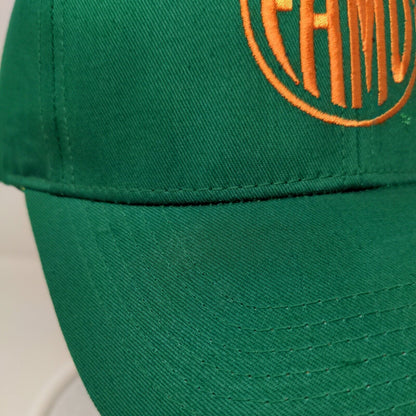 Captivating Headgear Men's Strapback Hat Green OSFA Embroidered FAMU Rattlers