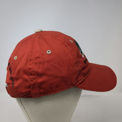Drift Creek Outdoors Baseball Cap Red One Size Alaska Sportsmans Cove Lodge Fish